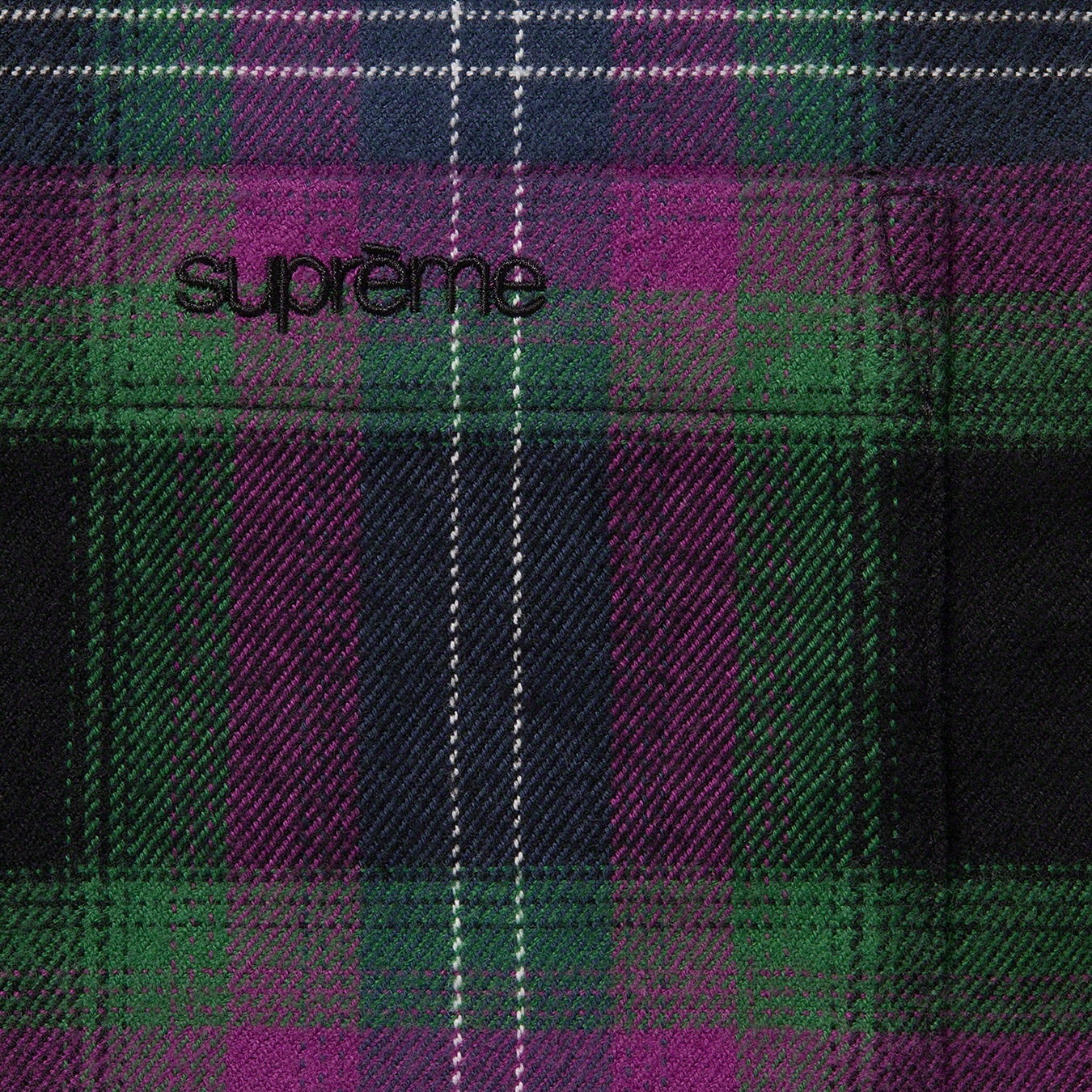 Brushed Plaid Flannel Shirt view 6